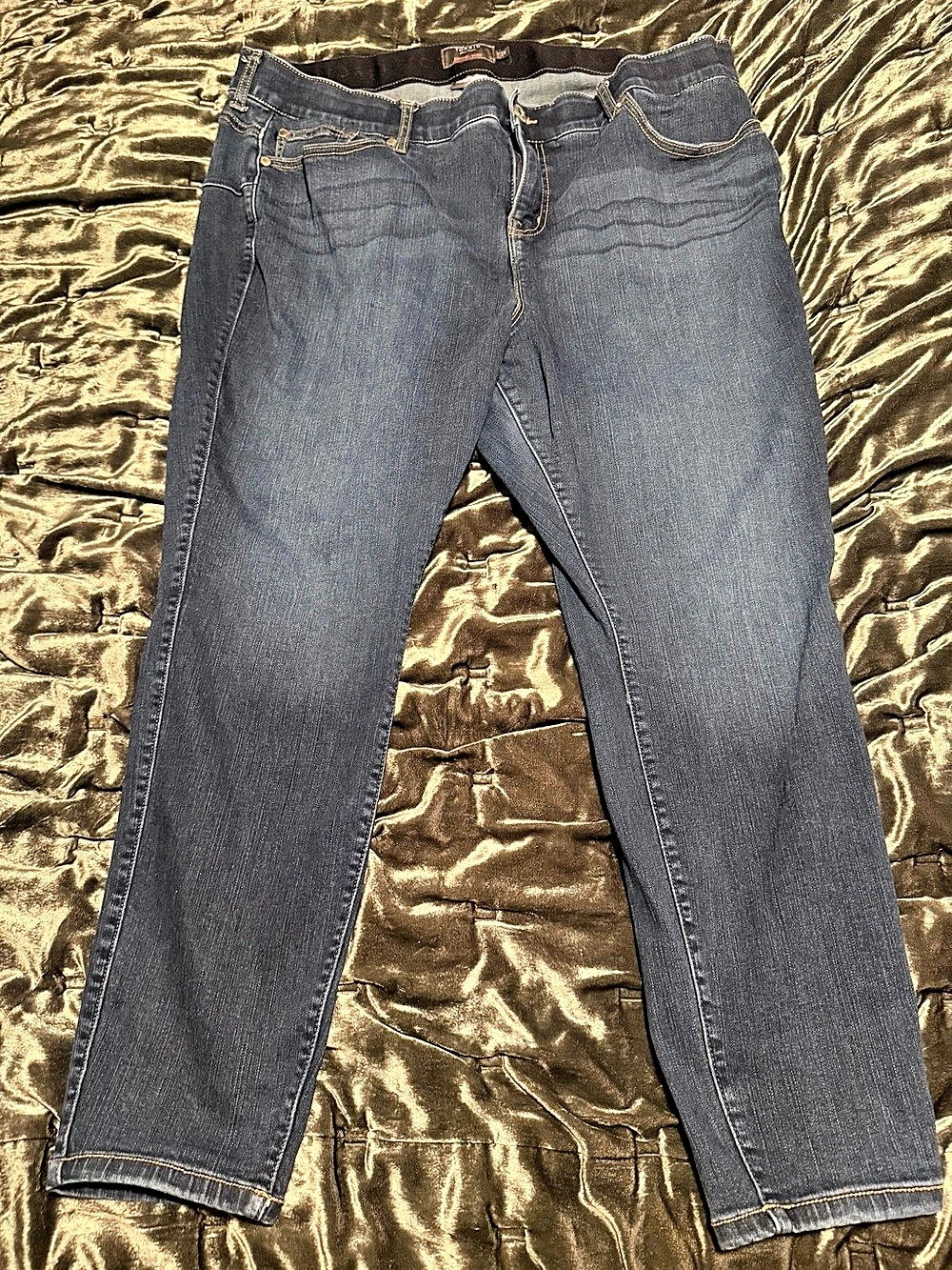 Torrid Bombshell High-Rise Skinny Jean Jeans Blue Waist 22W